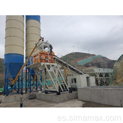 Planta de lotes de concreto de tipo HZ35 de exportación